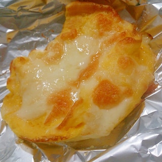 簡単レンジ炒りたまごのチーズ焼き（ノンフライヤー）